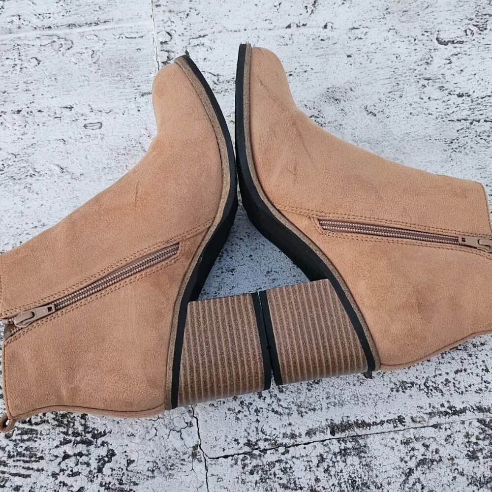 White Mountain Women Boots High Top Textile Upper Shoes Vegan Size 9M - Picture 4 of 11